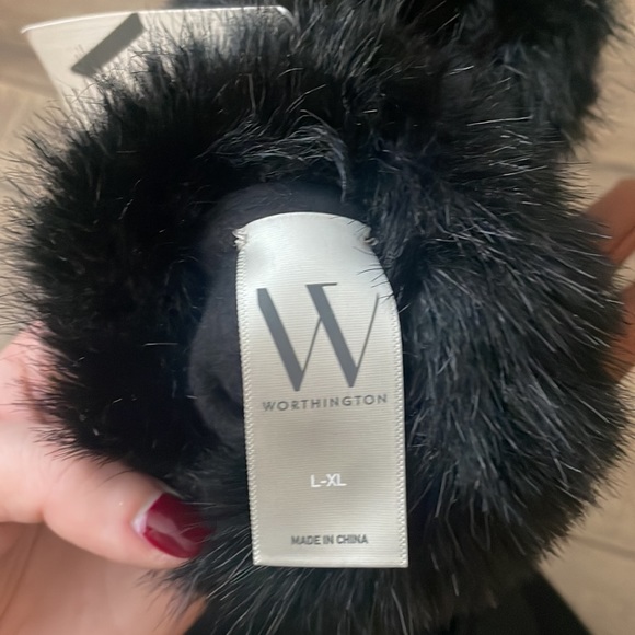 Brown Faux Leather Gloves - Picture 6 of 8